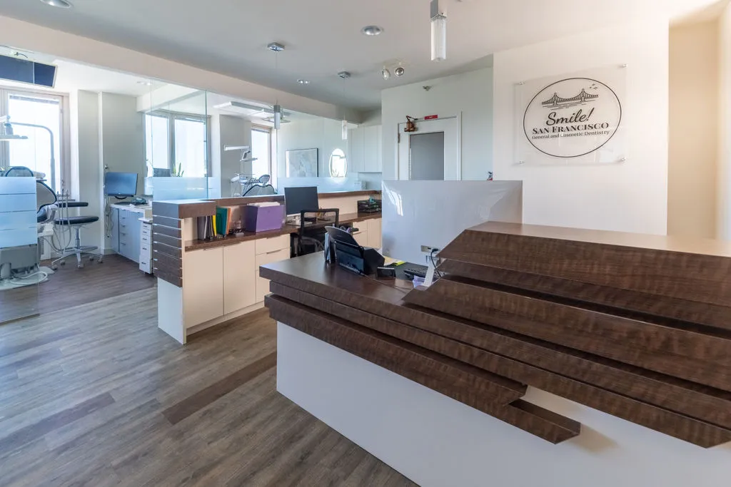 The front desk and practice branding